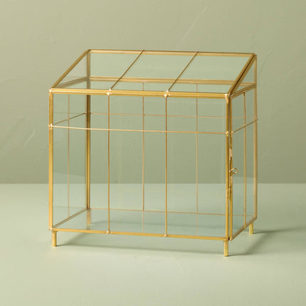 Hearth & Hand with Magnolia Mini Greenhouse Brass