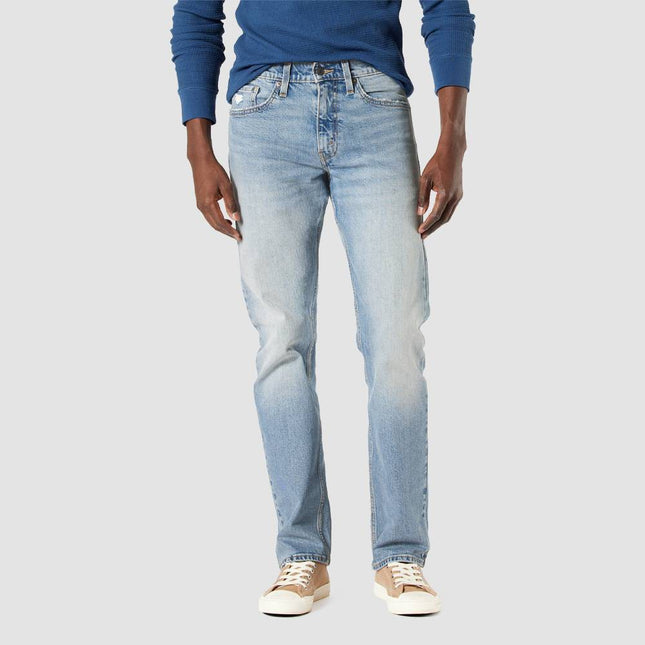 DENIZEN® from Levi's® Men's 232™ Slim Straight Fit Jeans - Light Blue Denim 34x34: Heavyweight Cotton Denim, Stretch, Low Rise