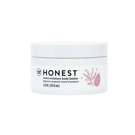 The Honest Company More Moisture Body Butter | Moisturizing Cream for Dry Skin | Vegan + Hypoallergenic | Shea Butter + Nourishing Oils | 5 oz