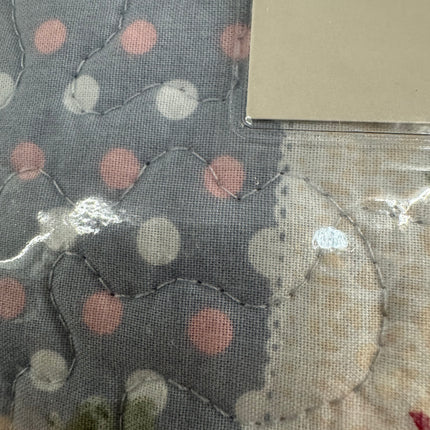 KING Set Embroidered Floral Heirloom Blanket- Emryn House