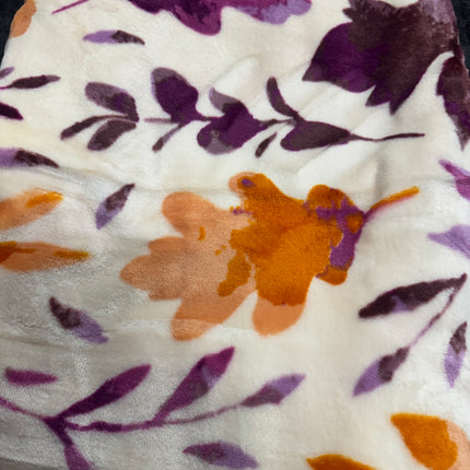 60" X 70" Autumn SHERPA THROW BLANKET