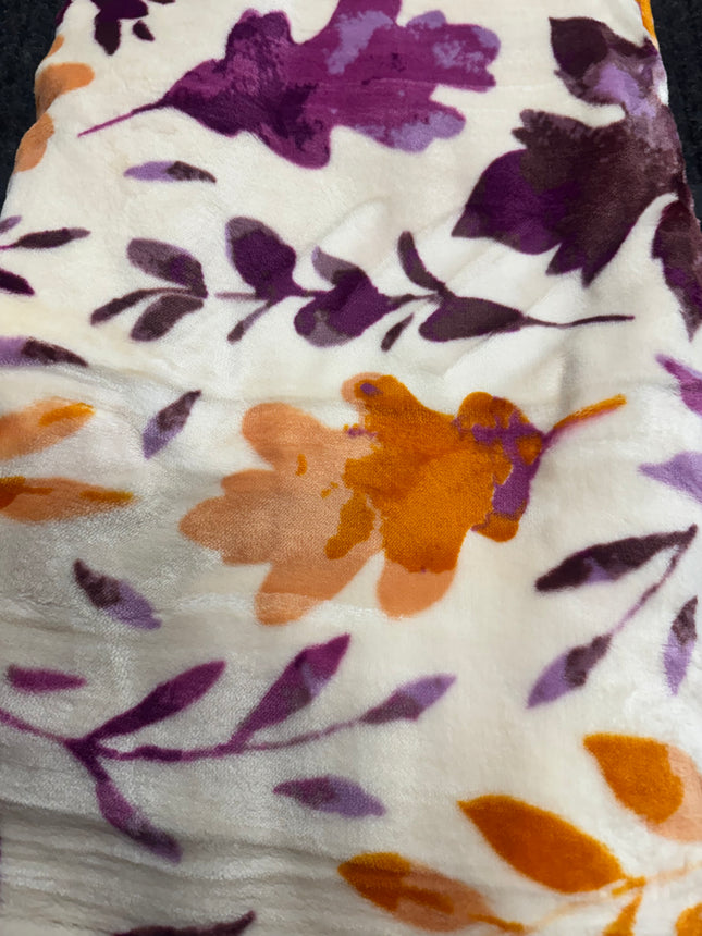 60" X 70" Autumn SHERPA THROW BLANKET