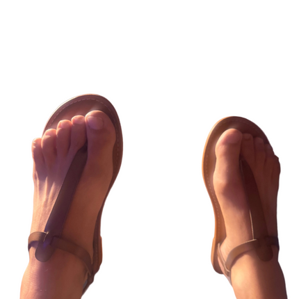 T strap sandals 10.5 women's /  9 Mens