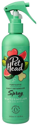 Pet Head Furtastic Dog Spray | Watermelon Scent | Pet Spray for Smelly Dogs | Knot Detangler | Care for Long, Tangly Curls & Coats | Vegan | Gentle Formula for Puppies | Made in USA | 10.1 fl. oz.