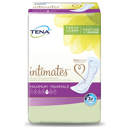TENA Sensitive Care Maximum Absorbency Incontinence/Bladder Control Pad for Women, Regular Length, 56 Count
