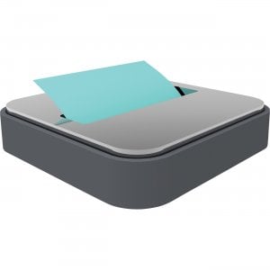 Post-it Note Dispenser with Post-it Pop-up Notes, Black Base with Steel Top, 1 Aqua Splash 3 in. x 3 in. Super Sticky Note Pad, Classroom or Office Supplies