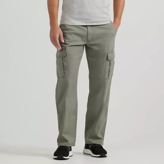 Wrangler Men s ATG Relaxed Cargo Pants  Dusty Olive  Size: 30-40