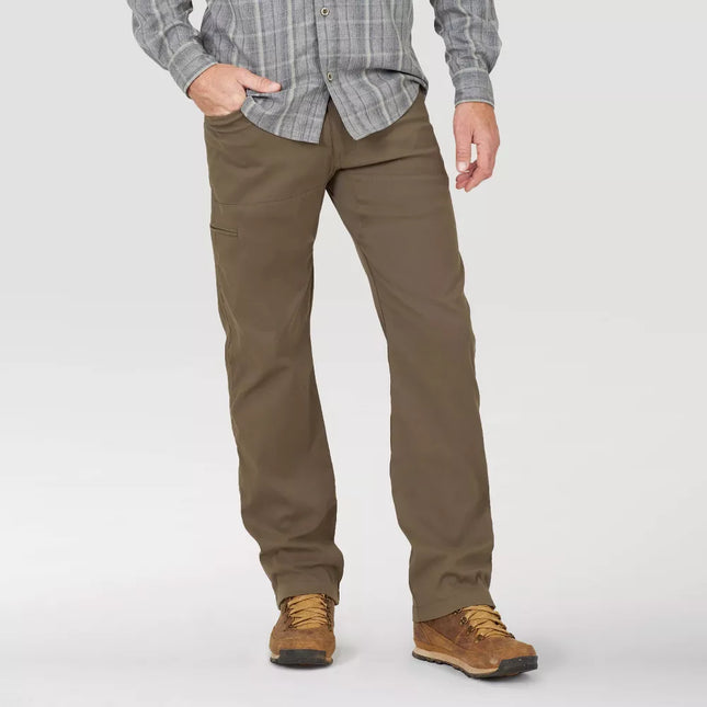 Wrangler Men s ATG Synthetic Straight Utility Pants - Morel - 34X32