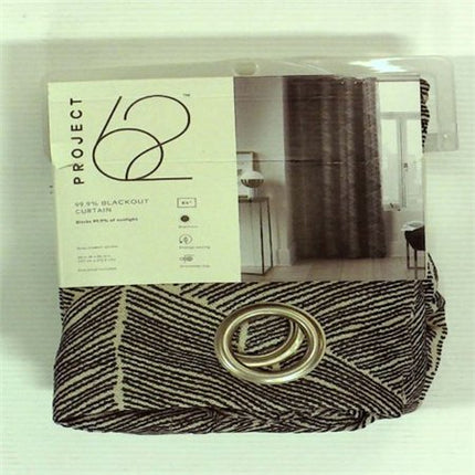 1pc 50"x84" Blackout Modern Stroke Window Curtain Panel Gray - Project 62 (Please be advised that sets may be missing pieces or otherwise incomplete.)