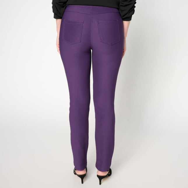 Antthony Ottoman Knit Pull-On Straight Leg Classic Trousers