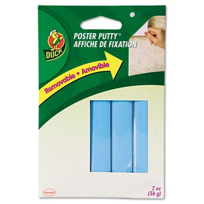 Duck PTY-2 Brand Removable Mounting Poster Putty, 2 oz., White (1436912)