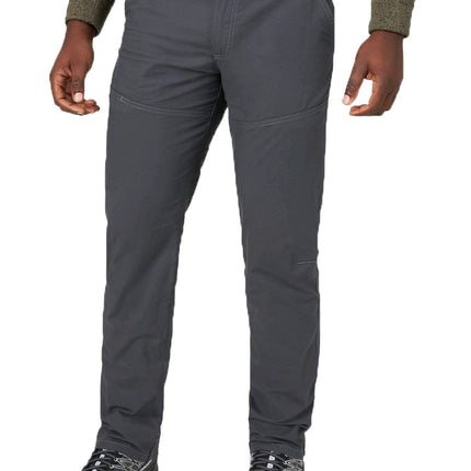 Wrangler Men's ATG Canvas Straight Fit Slim 5-Pocket Pants - Anthracite/Dark Gray 32x32