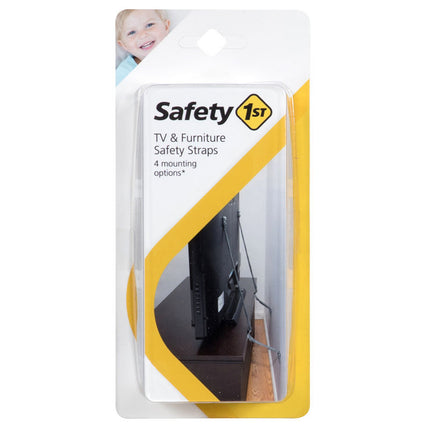 Safety 1st TV & Furniture Safety Straps, Black, Multi, 2 Straps(Pack of 1) Black