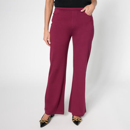 C Wonder by Christian Siriano Pull-On Ponte Knit Bootcut Pant