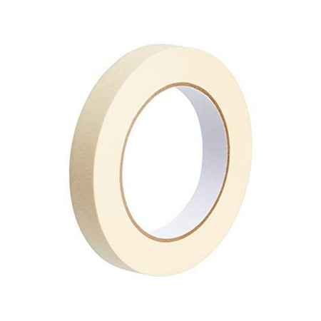 Amazon Basics Masking Tape, Pack of 3 Rolls, Beige, 0.7 inch x 180 feet