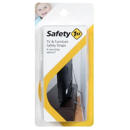 Safety 1st TV & Furniture Safety Straps, Black, Multi, 2 Straps(Pack of 1) Black