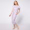 Comfort Code Women's V-Neck Flounce Sleeve Capri Pajama Set