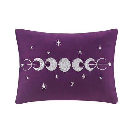 Intelligent Design Felicia Crushed Velvet Comforter Set Full/Queen Purple