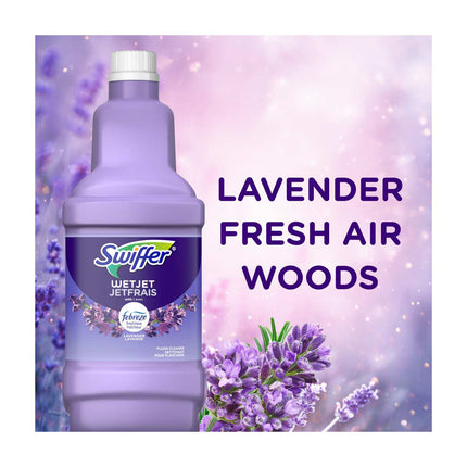 Swiffer WetJet Multi-Purpose Floor Cleaner Refill Lavender Vanilla 42.2oz