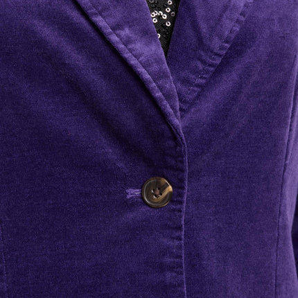 DG2 by Diane Gilman Women's Luxurious Stretch Velvet Blazer Jacket