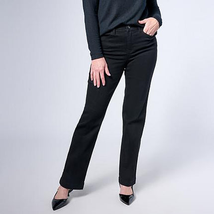 DG2 Diane Gilman Virtual Stretch Angled Pocket Trouser Denim Jeans