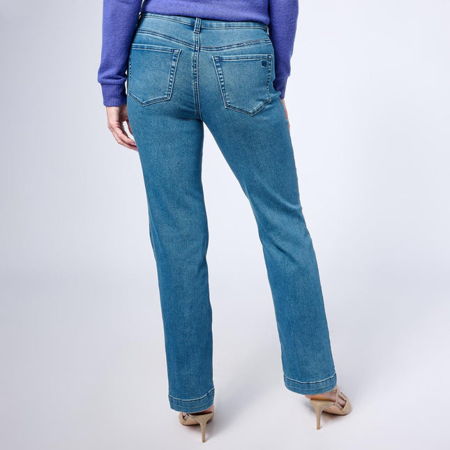 DG2 Diane Gilman Virtual Stretch Angled Pocket Trouser Denim Jeans