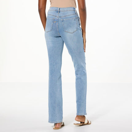 DG2 by Diane Gilman Virtual Stretch Denim Baby Bootcut 5-Pocket Jean