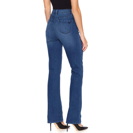 DG2 Diane Gilman Women's Virtual Stretch Denim Bootcut Jeans - Comfortable, Flattering Fit