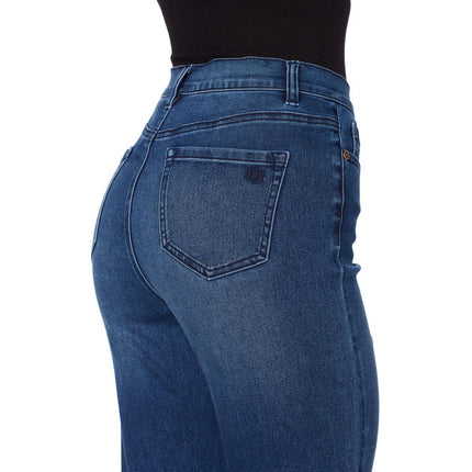 DG2 Diane Gilman Women's Virtual Stretch Denim Bootcut Jeans - Comfortable, Flattering Fit