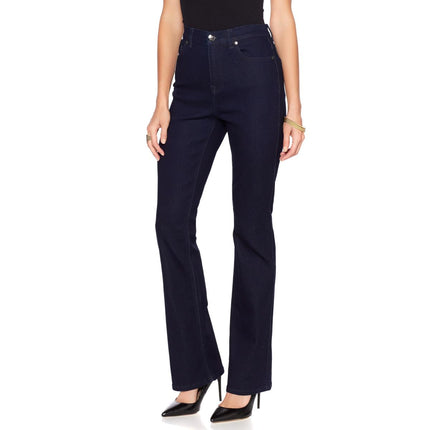 DG2 Diane Gilman Women's Virtual Stretch Denim Bootcut Jeans - Comfortable, Flattering Fit