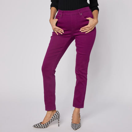 DG2 Diane Gilman Virtual Stretch High Rise Denim Pull On Jeggings