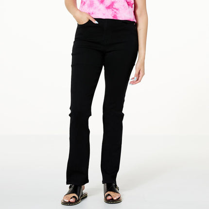 DG2 by Diane Gilman Virtual Stretch Denim Straight-Leg Jean for Women