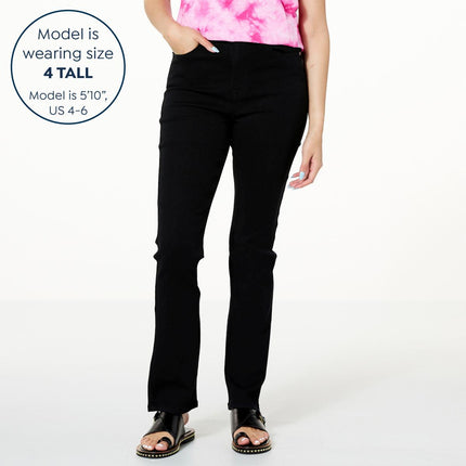 DG2 by Diane Gilman Virtual Stretch Denim Straight-Leg Jean for Women