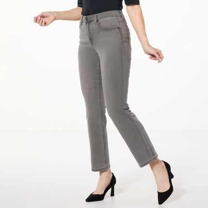 DG2 by Diane Gilman Virtual Stretch Straight Leg Denim Jeans