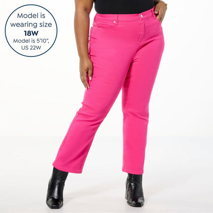 DG2 by Diane Gilman Virtual Stretch Straight Leg Denim Jeans