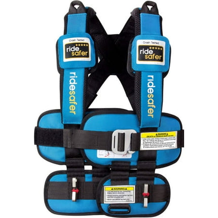 RideSafer - Small Blue, Lightweight, Compact, Portable Car Seat - Perfect for Travel and Everyday Child Safety Blue