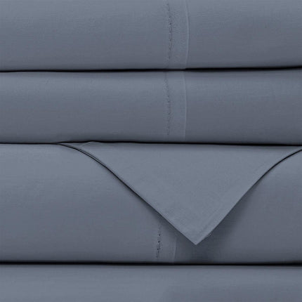 Farm to Home Organic Cotton Tencel Sheet Set 300TC Indigo