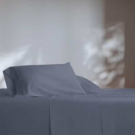 Farm to Home Organic Cotton Tencel Sheet Set 300TC Indigo
