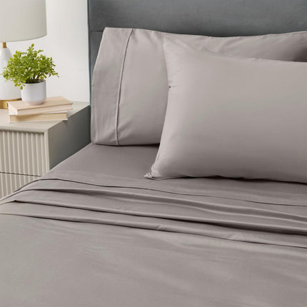 Farm to Home Organic Cotton Tencel Sheet Set Soft Gray