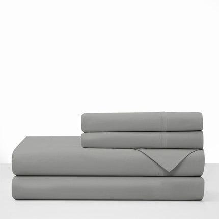 Farm to Home Organic Cotton Tencel Sheet Set Soft Gray