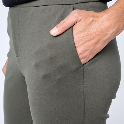 G by Giuliana Rancic Roma Knit Slim Leg Trouser Dress Pants