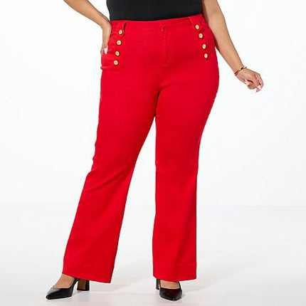 G by Giuliana G-Soft Stretch Denim Bootcut Sailor Pant