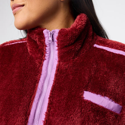 G by Giuliana Teddy Sport Zip-Front Contrast-Trim Sporty Edge Jacket