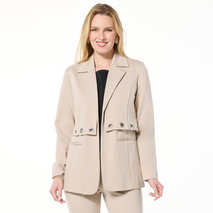 GREY by Jhoan Sebastian Grey Versatile 3-in-1 Ponte Blazer Jacket Vest Combo
