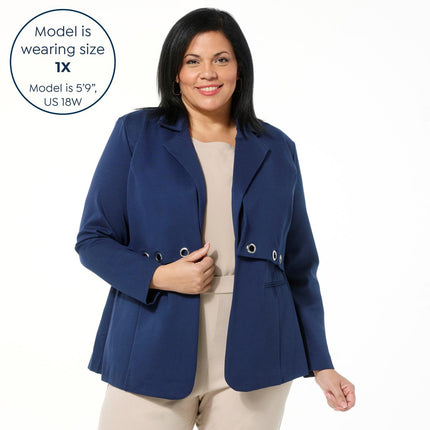 GREY by Jhoan Sebastian Grey Versatile 3-in-1 Ponte Blazer Jacket Vest Combo