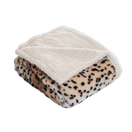 Luxurious Hastings Home Reversible Fleece Sherpa Throw Blanket – Ultra-Soft Comfort & Warmth