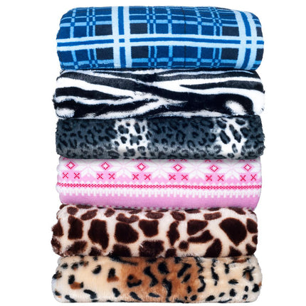 Luxurious Hastings Home Reversible Fleece Sherpa Throw Blanket – Ultra-Soft Comfort & Warmth