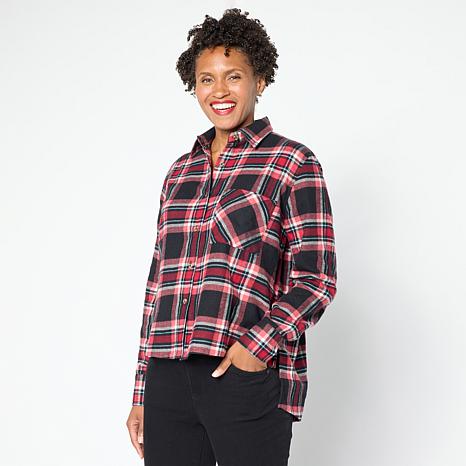 https://i03.hsncdn.com/is/image/HomeShoppingNetwork/prodfull/hue-plaid-flannel-button-down-hi-low-hem-shirt-d-2025091910173966~900454_001.jpg