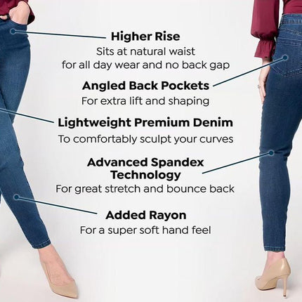 G by Giuliana G5 Redefined Stretch Skinny Jeans with 5-Pocket Detail
