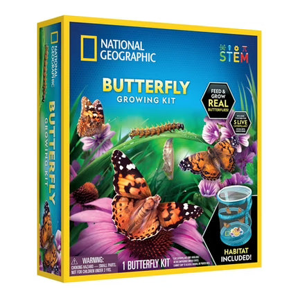 National Geographic Kids Butterfly Growing Kit STEM Educational Science Habitat